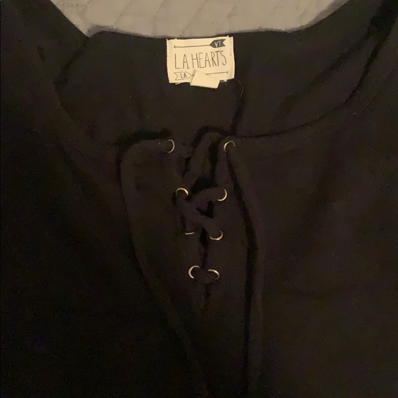 NWOT LA Hearts (PacSun) long sleeve crop top - Picture 2 of 3